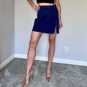 Denim Blue Women's Skirt